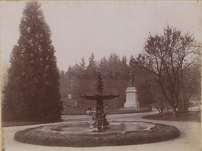 Garten D'Allard Montbrison Loire -statue Victor De Laprade Vintage Citrat C