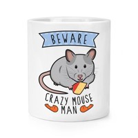 Beware VerrüCkte Maus Mann Makeup Pinsel Bleistift Topf - Lustiger Witz Tier
