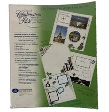 Creative Memories 10x12 Travel Combination Pack Stickers Die Cut Shapes Paper
