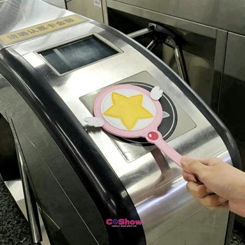 Anime Karte Captor Sakura Halter Zauberstab Bank Bus U-Bahn Abdeckung Ausweis Geschenk - Bild 6 von 8