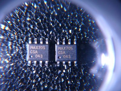 MAXIM MAX705CSA uP Supervisory Circuit (MPU) 8-SOIC **NEW** Qty.2