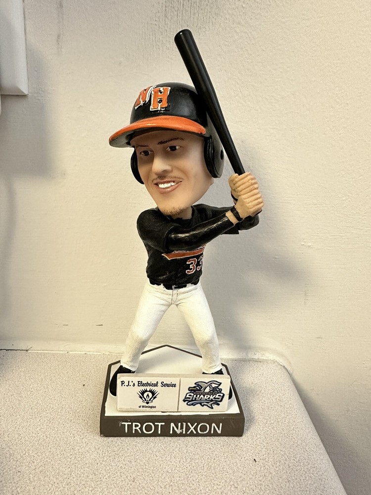 Trot Nixon Bobblehead 2021 NC Sports Hall Of Fame. NewHanoverHS WilmingtonSharks