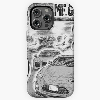 MF GHOST JAPAN - GT HACHIROKU MONOCHROME iPhone X-16 Pro Max Tough Case By USA