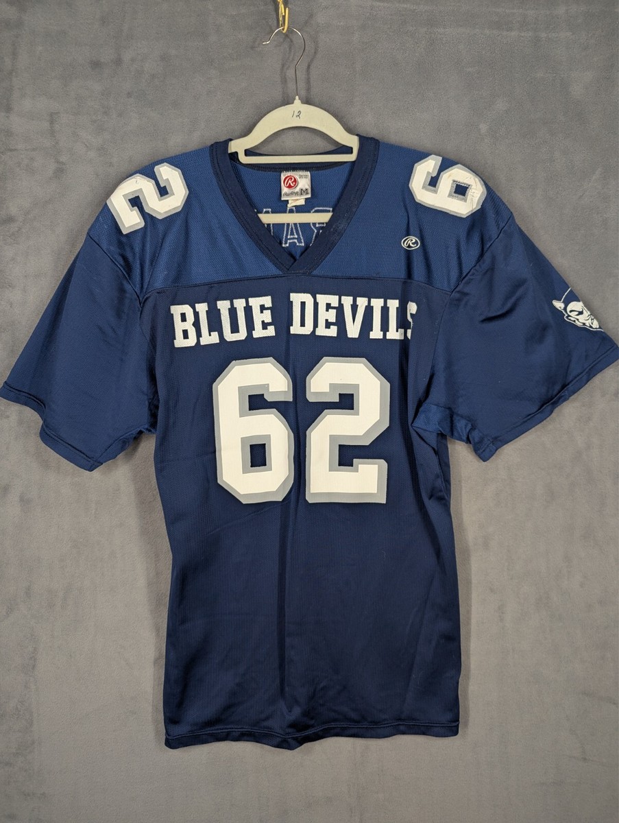 Vintage Rawlings Duke Blue Devils #62 Digrande Football Jersey