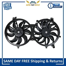 New Dual Radiator Cooling Fan Assembly For 2007-2016 Infiniti Nissan