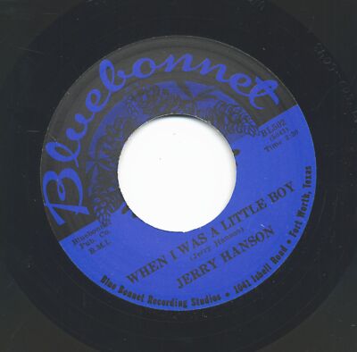 Jerry Hanson - When I Was A Little Boy - If You Could Only Love Me (7inch, 45...
