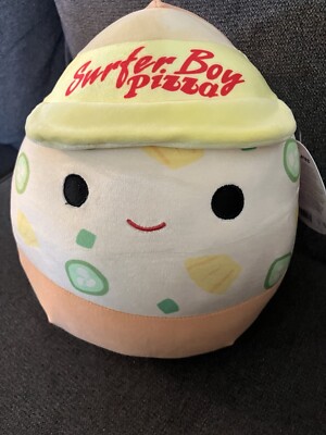 Stranger Things Surfer Boy Pizza Squishmallows 10  Plush Jazwares NWT NEW