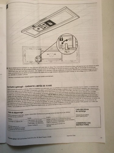 Good Earth Lighting Installation Manual Model LF1089-PEW-52LF4-G OEM - Picture 12 of 12