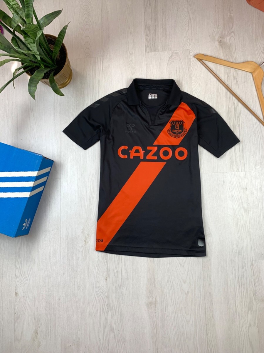 Hummel FC EVERTON 2021-2022 Away Football Shirt Soccer Jersey Size