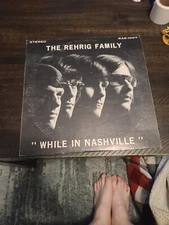 THE  REHRIG FAMILY While In Nashville Private Rare Vinyl Ras-1007