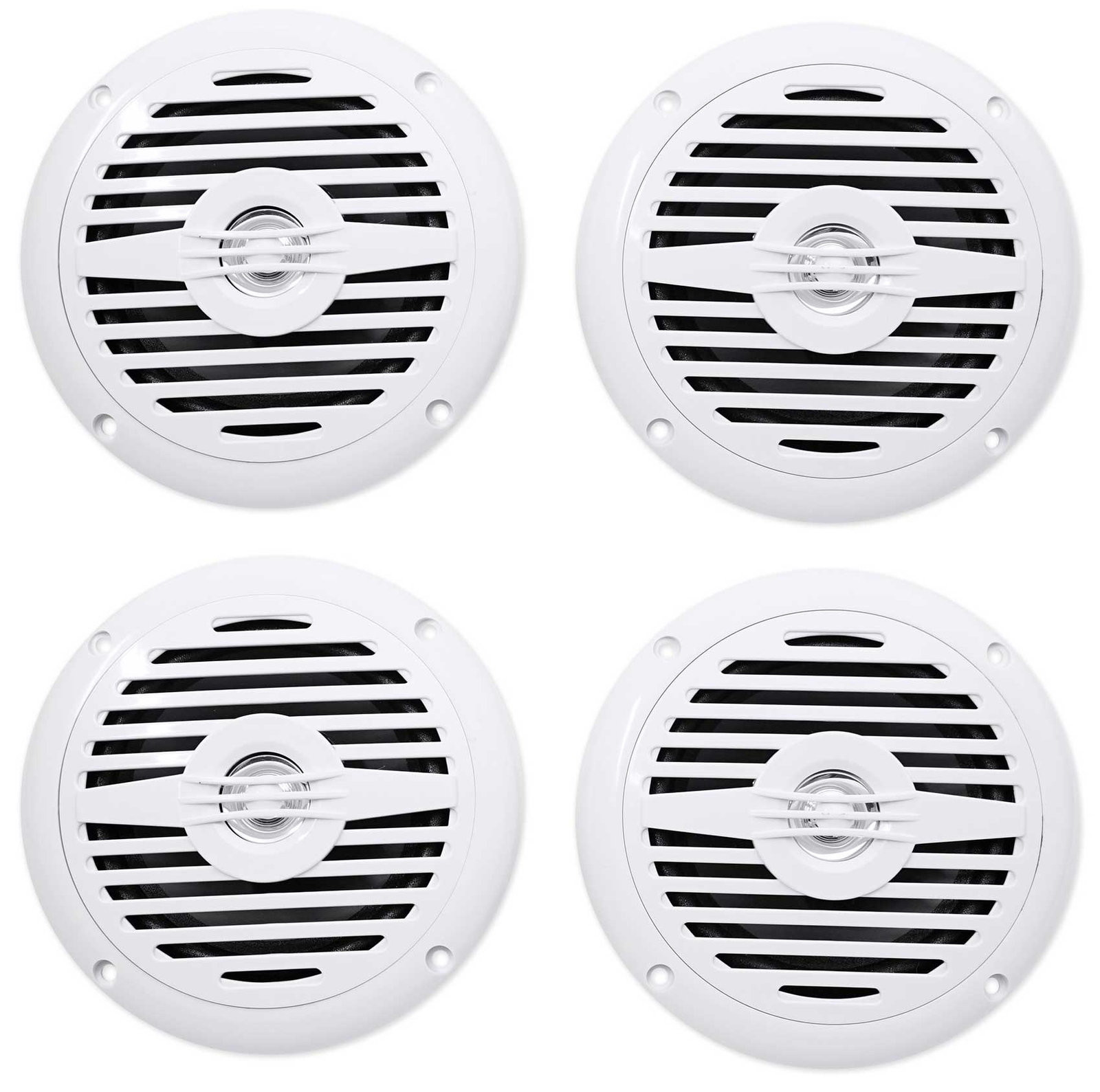 4 Rockville MS525W 525 200-Ваттные водонепроницаемые динамики для морских лодок 2-полосные Белый 10090₽