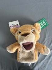 Vintage Disney Lion King Cub Kiara Plush Stuffed 10" Simba's Pride Hand Puppet