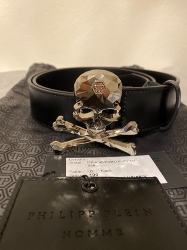 philipp plein belt gold