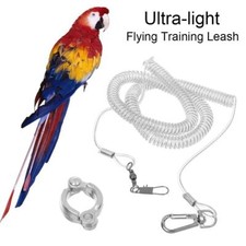 300cm Flexible Parrot Bird Leash Harness Anti-Bite Outdoor Flying Training Rope.