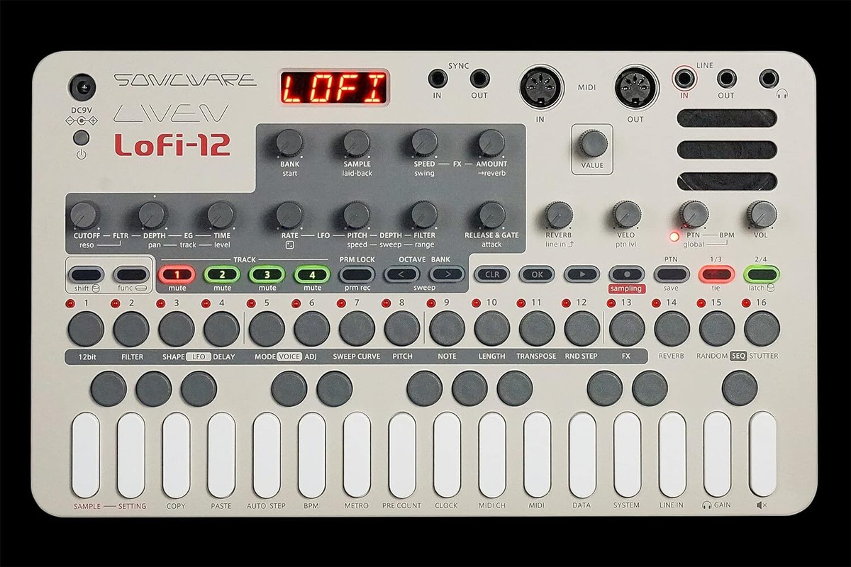 SONICWARE LIVEN Lofi-12 Sampler and Groove Box 4-Track SONICWARE LIVEN Lofi-12 Sampler and Groove Box 4-Track
