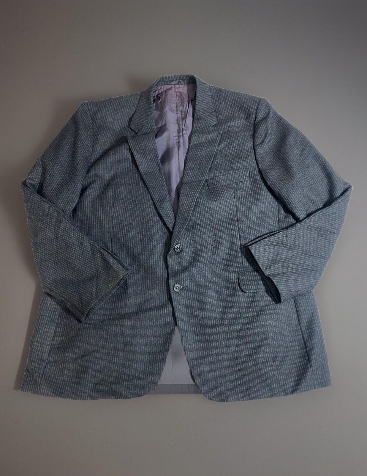 FILA Nocholas Rowe Pinstripe Wool blazer Jacket Mens 100% New Wool