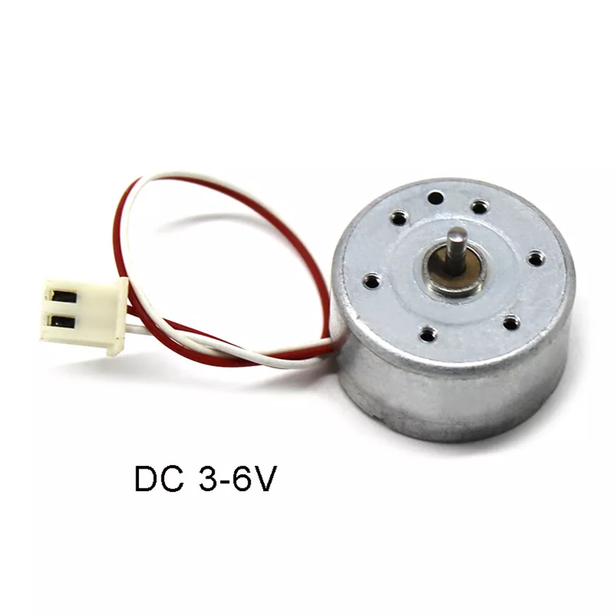 Miniature Small Motor High Speed DC 3-6V Electric Motor White Terminal Wire