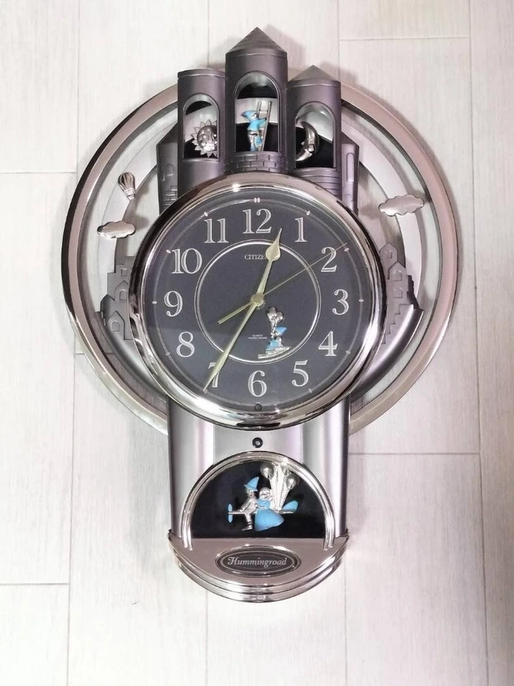 Reloj de Pared Citizen 4MJ774 Humming Road Melodía 6 Canciones ¡Mantenido y Cómodo! Foto 2 de 4