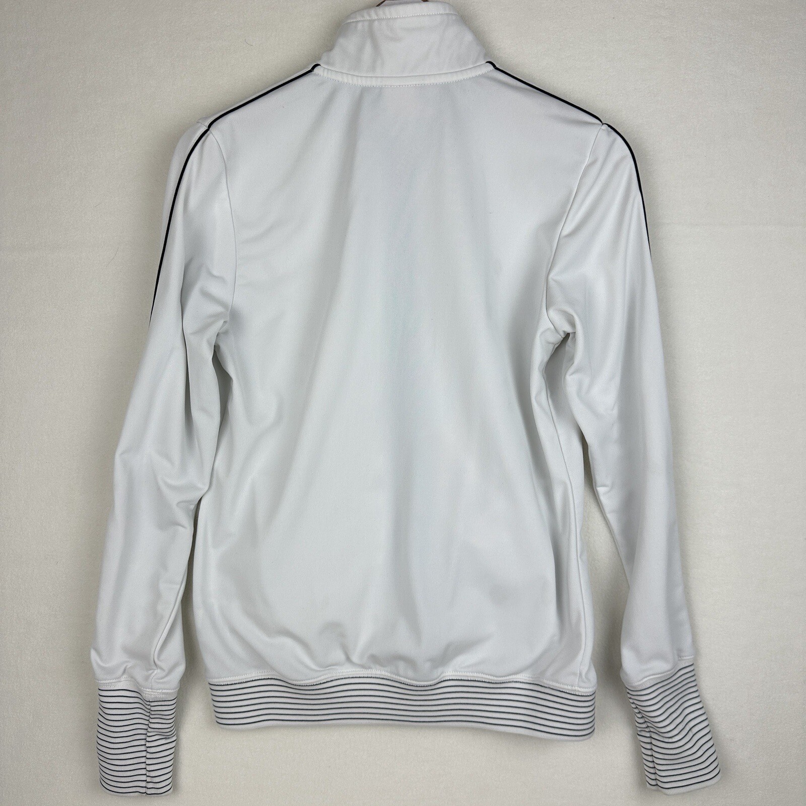 SACAI X NIKE Giacca Nike donna full zip riscaldamento pista pre gioco media bianca nera con etichetta rossa