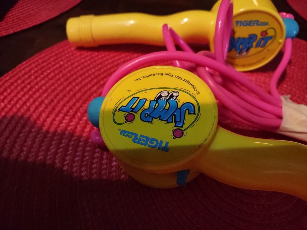 Tiger Toys Jump It Rope Working Clicker 1991 Ft Rare Find