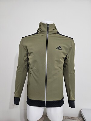 adidas Men's ZNE COLD.RDY Full Zip Hooded Jacket GT9777 Focus