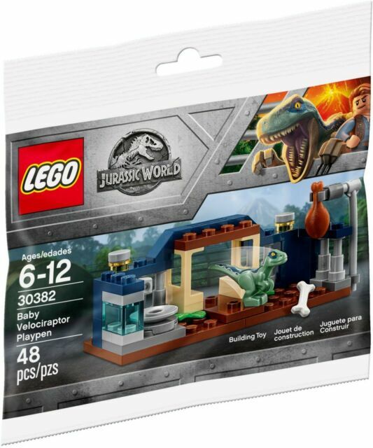 lego jurassic world baby blue