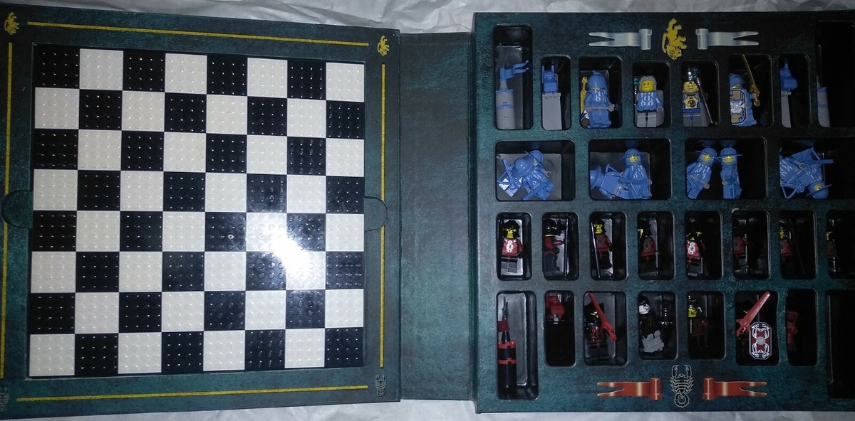 Chessboard Lego Chess Set Knights LEGO Knights Medieval Kingdom