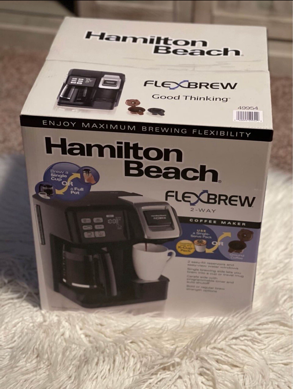 Hamilton beach flex brew trio coffee maker