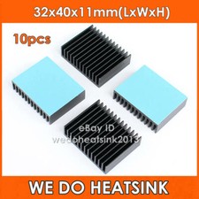10pcs Aluminium Heatsinks for 1W 3W LUXEON LED Cooling With Thermal Adhesive Pad