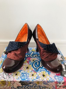 irregular choice burgundy