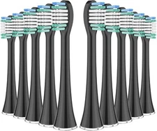 Replacement Toothbrush Heads for AquaSonic Black Series Duo Series Toothbrush