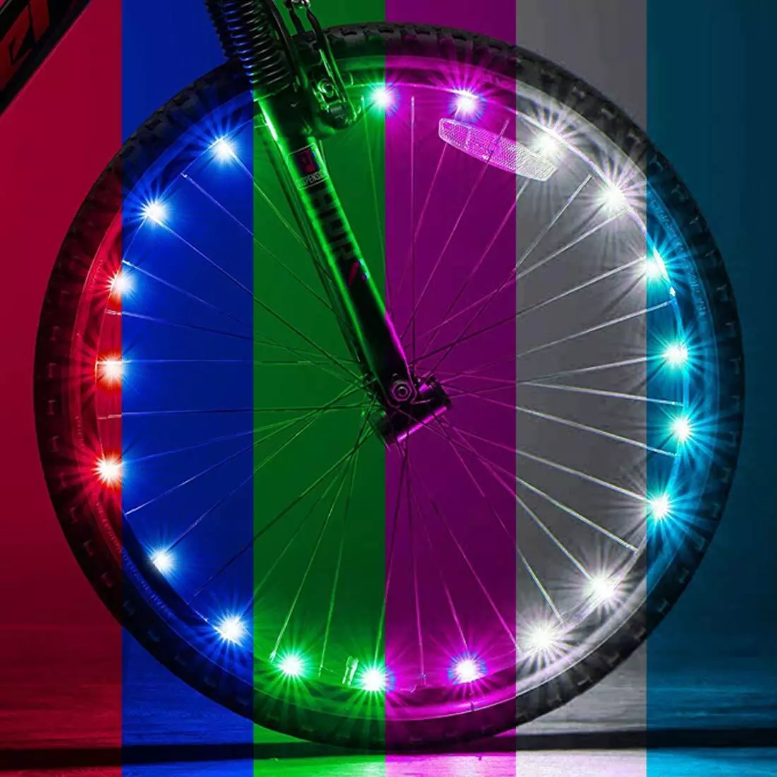 LeBoLike Bike Spoke Lights Cycling Bike Wheel Lights for Bicycle
