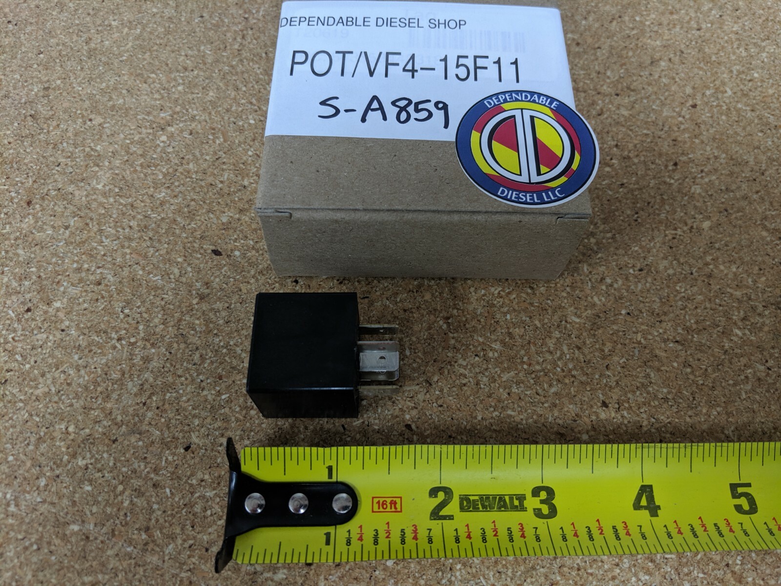 Emergency Stop & Horn Relay Switch. S&S SA859 Ref POT/VF415F11