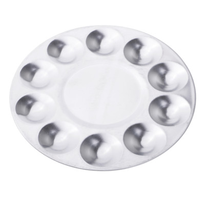 10 Wells Aluminium Mischpaletten Farbmischpaletten Farbpalette Malpalette
