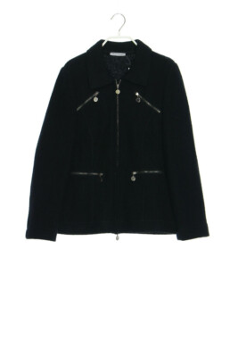 SECONDHAND Jacket Pure Virgin Wool D 40 black