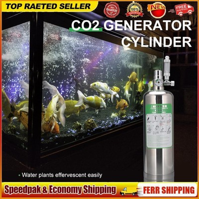 2L Carbon Dioxide Reactor Aquarium DIY CO2 Cylinder Generator System Kit