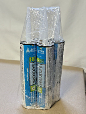 Sherwin Williams LOXON S1 Black Polyurethane Sealant 10.1 Oz Cartridge Lot of 4