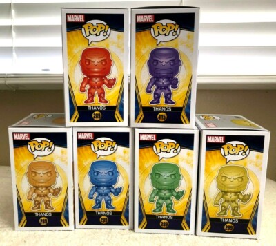 Funko Pop! Avengers Infinity War THANOS Chrome Walmart Exclusive