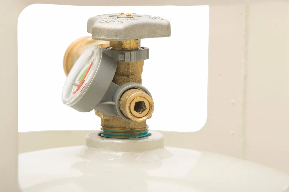 20 LB Floor Buffer Propane Tank with Vapor Valve and Level Gauge Steel New - Image 4 of 4