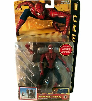 SPIDER-MAN 2 Twist N Shoot Street Fighting & Web Slinging New