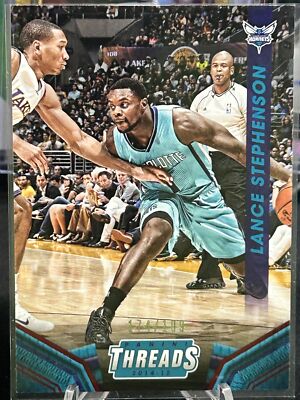 2014-15 Panini Threads Lance Stephenson Century Proof Red #/199 Hornets