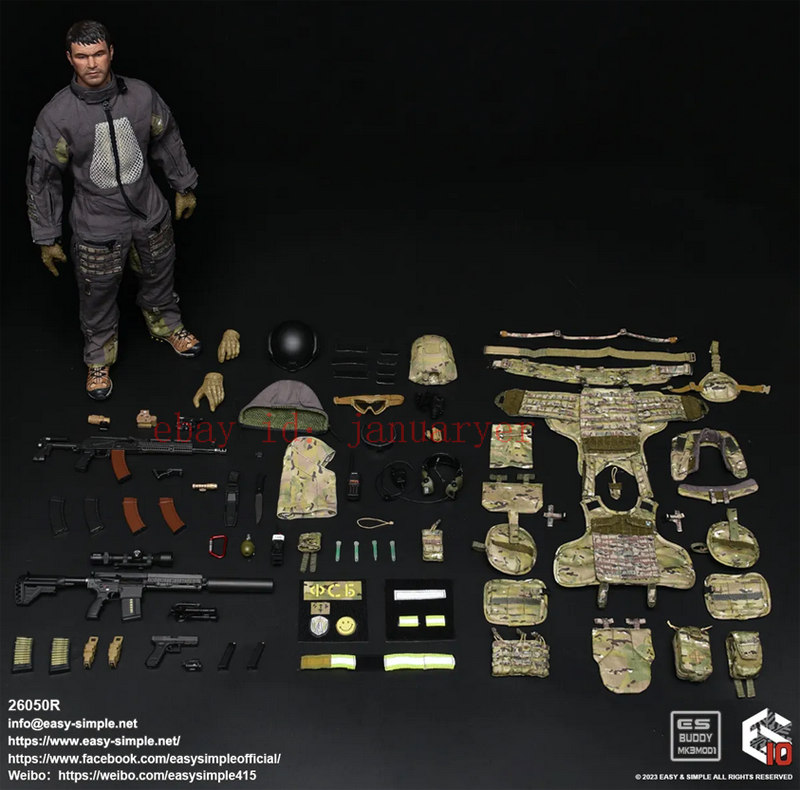Easy&Simple 26050r Fsb Spetsnaz Alpha Action Figure New Toy | eBay