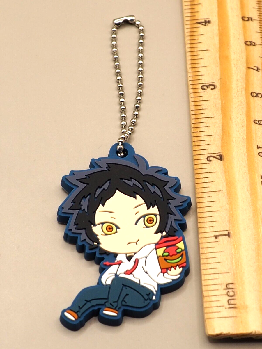 Tsukihiko Amo World Trigger Deforaba Rubber Mascot Keychain Japan