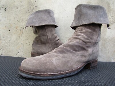 Mint Fiorentini Baker Ella Brown Back Zip Boots Suede EU 39 US