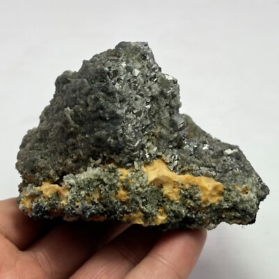 598g New Find Raw Natural rare zinc blende structure crystal &Crystal dot A202