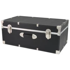 Storage Trunk Seward Basic 32 in. x 13.25 in. x 17.75 in. Black Dual Lock Down