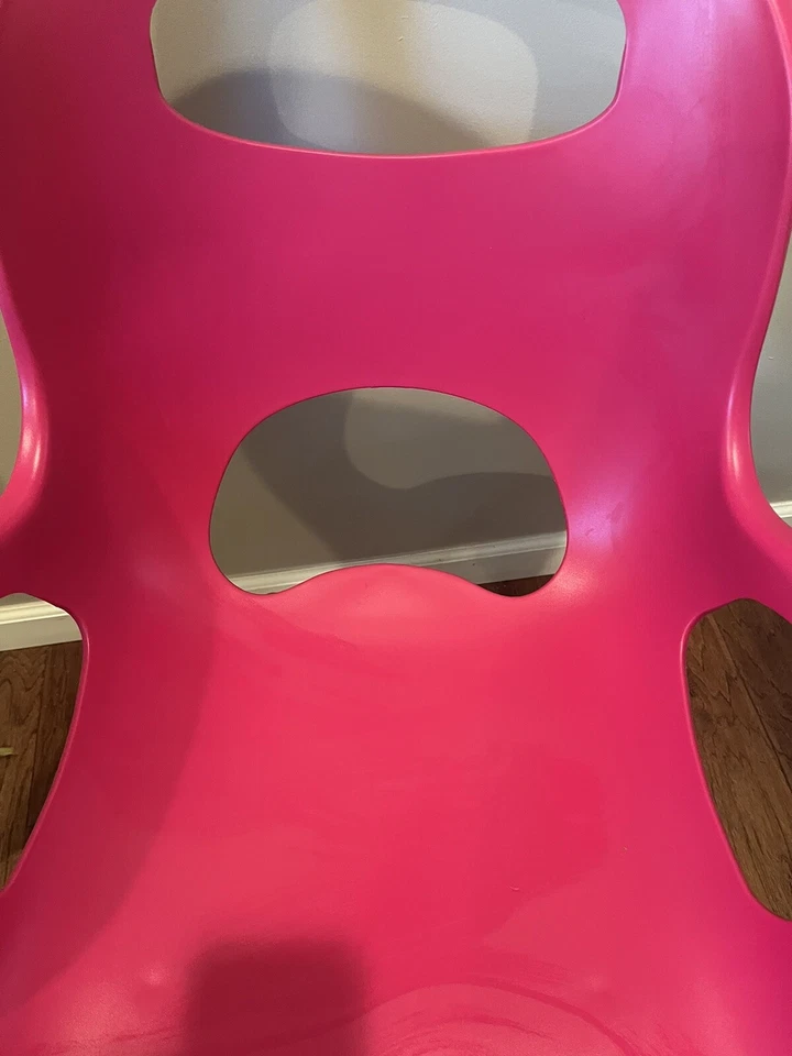 Hot Pink MCM Retro Chair UMBRA by KARIM RASHID Office Y2K SET DESIGN - Image 2 of 4