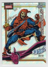 2026 Topps Chrome Marvel Logo Refractor Logofractor /61 Card #126 - HOBGOBLIN