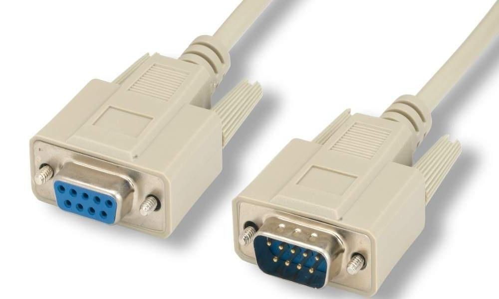 MicroConnect SCSEHN3 Serial Cable 3m Grey DB-9 Male to Female