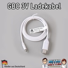 FunnyPlaying 3.0V USB Ladekabel für GBC GBP GBL Game Boy Color Pocket Light